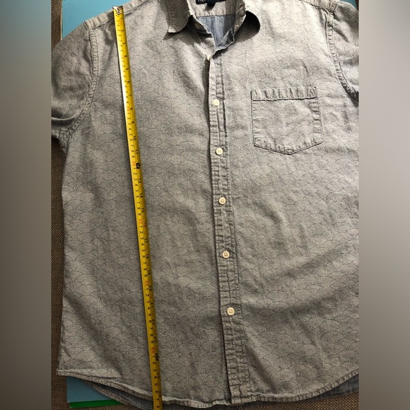 J. CREW MERCANTILE MEN’S COTTON CHAMBRAY SHORT SLEEVE SHIRT - Picture 11 of 13